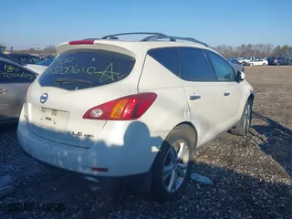 2010 Nissan Murano SL with VIN JN8AZ1MW6AW108446, listed as a IAAI auction lot 41368398 with 999,999 mi miles. Bid and sale history available at carsss.com. Image 4.