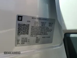 2020 Cadillac XT4 FWD Sport with VIN 1GYFZER4XLF139311, listed as a Copart auction lot 61757995 with 46,123 mi miles and Salvage title. Bid and sale history available at DreamBid. Image 13.