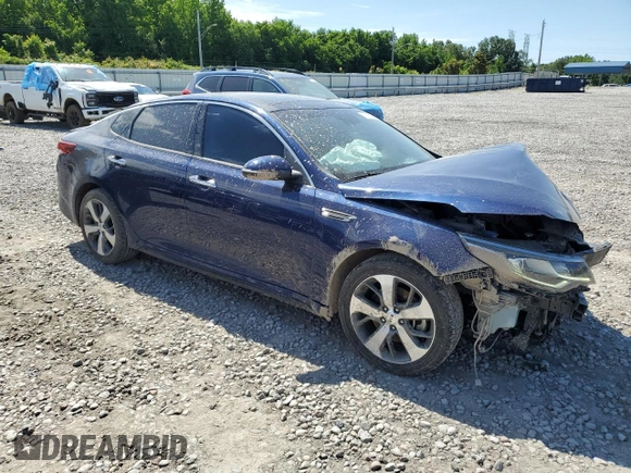 2019 Kia Optima LX z VIN 5XXGT4L31KG289703, wystawiony jako Copart lot #57663005 z przebiegiem 126 689 mil mil oraz Szkoda całkowita • Salvage title. Historia ofert i sprzedaży dostępna na DreamBid. Obrazek 4.