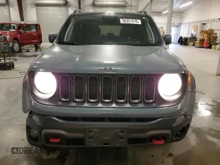 2018 Jeep Renegade Trailhawk z VIN ZACCJBCB6JPH28257, wystawiony jako Copart lot #56351415 z przebiegiem 134 598 mil mil oraz Szkoda całkowita • Salvage title. Historia ofert i sprzedaży dostępna na DreamBid. Obrazek 5.