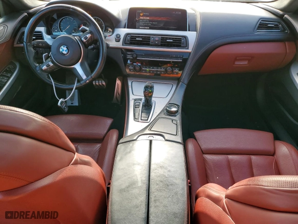 2017 BMW 6 Series 640i xDrive with VIN WBA6D2C56HGT66482, listed as a Copart auction lot 38348264 with 90,809 mi miles. Bid and sale history available at carsss.com. Image 8.