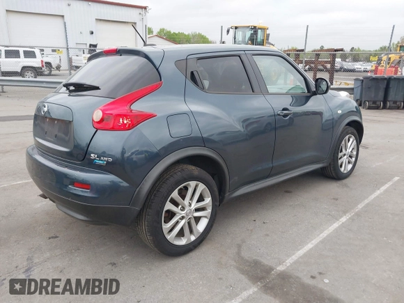 2014 Nissan Juke SL with VIN JN8AF5MV3ET484794, listed as a IAAI auction lot 41947781 with 1 mi miles. Bid and sale history available at carsss.com. Image 4.