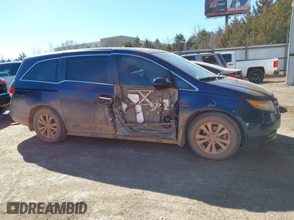 2014 Honda Odyssey EX with VIN 5FNRL5H43EB115025, listed as a IAAI auction lot 41685249 with 236,876 mi miles and . Bid and sale history available at carsss.com. Image 13.