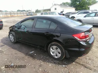 2015 Honda Civic LX with VIN 2HGFB2F54FH549385, listed as a IAAI auction lot 42123750 with 132,500 mi miles and . Bid and sale history available at DreamBid. Image 3.