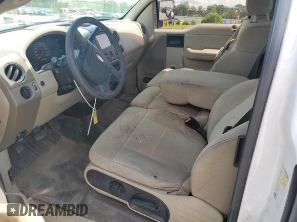 2008 Ford F-150 STX with VIN 1FTRX12W78KD35296, listed as a Copart auction lot 60308995 with 174,296 mi miles and Salvage title. Bid and sale history available at DreamBid. Image 7.