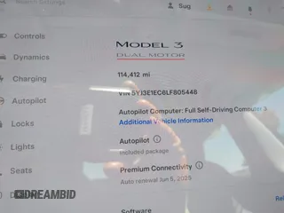 2020 Tesla Model 3 Performance z VIN 5YJ3E1EC6LF805448, wystawiony jako IAAI lot #42207433 z przebiegiem 114 412 mil mil oraz . Historia ofert i sprzedaży dostępna na DreamBid. Obrazek 16.