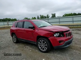 2017 Jeep Compass Sport SE with VIN 1C4NJDBB3HD101563, listed as a Copart auction lot 57853295 with 128,445 mi miles and Salvage title. Bid and sale history available at DreamBid. Image 14.