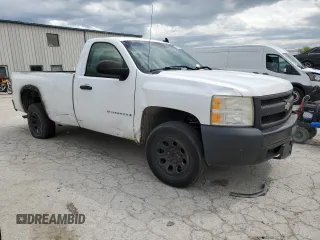 2008 Chevrolet Silverado 1500 Work Truck with VIN 1GCEC14X08Z129342, listed as a Copart auction lot 54221625 with 0 mi miles and Clean Title. Bid and sale history available at carsss.com. Image 4.
