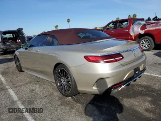 2019 Mercedes-Benz S-Class S 560 with VIN WDDXK8DB7KA038850, listed as a Copart auction lot 45124985 with 0 mi miles and Salvage Title. Bid and sale history available at carsss.com. Image 2.