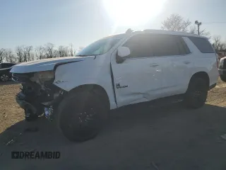 2021 Chevrolet Tahoe LT with VIN 1GNSKNKD6MR210773, listed as a Copart auction lot 48768985 with Not provided miles and Salvage title. Bid and sale history available at DreamBid. Image 1.