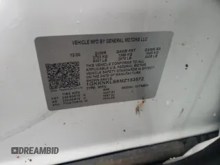 2021 GMC Acadia SLE with VIN 1GKKNKLS6MZ153572, listed as a Copart auction lot 41686545 with 57,246 mi miles and Salvage Title. Bid and sale history available at DreamBid. Image 13.