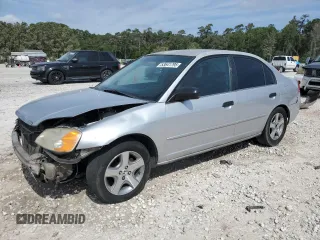 2001 Honda Civic LX z VIN JHMES165X1S006451, wystawiony jako Copart lot #53641795 z przebiegiem 138 614 mil mil oraz Szkody całkowita. Historia ofert i sprzedaży dostępna na DreamBid. Obrazek 1.