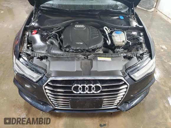2017 Audi A6 Premium with VIN WAUF8AFC0HN046384, listed as a Copart auction lot 50129315 with 125,262 mi miles and Salvage Title. Bid and sale history available at carsss.com. Image 11.