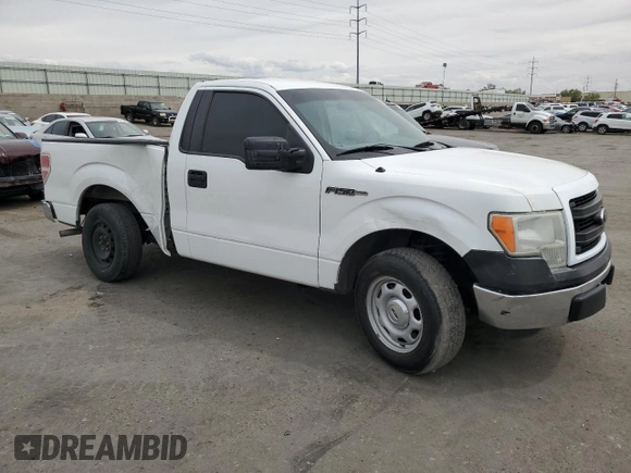 2013 Ford F-150 XL with VIN 1FTMF1CM2DKE89581, listed as a Copart auction lot 58984845 with 229,179 mi miles and Salvage title. Bid and sale history available at DreamBid. Image 4.