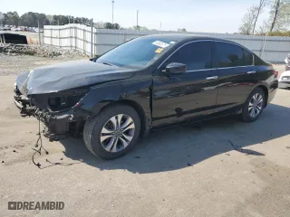 2014 Honda Accord Sedan LX with VIN 1HGCR2F38EA030947, listed as a Copart auction lot 50562575 with 161,615 mi miles and Salvage Title. Bid and sale history available at carsss.com. Image 1.