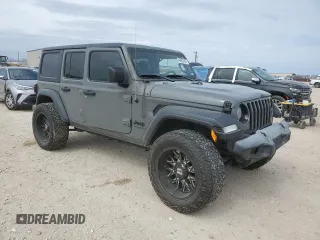 2020 Jeep Wrangler Unlimited Sport Altitude with VIN 1C4HJXDG2LW325430, listed as a Copart auction lot 46953185 with 69,919 mi miles and Salvage title. Bid and sale history available at DreamBid. Image 4.