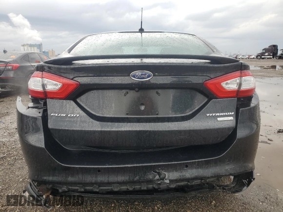 2013 Ford Fusion Titanium with VIN 3FA6P0K95DR117344, listed as a Copart auction lot 50995245 with 96,631 mi miles and Salvage Title. Bid and sale history available at carsss.com. Image 6.