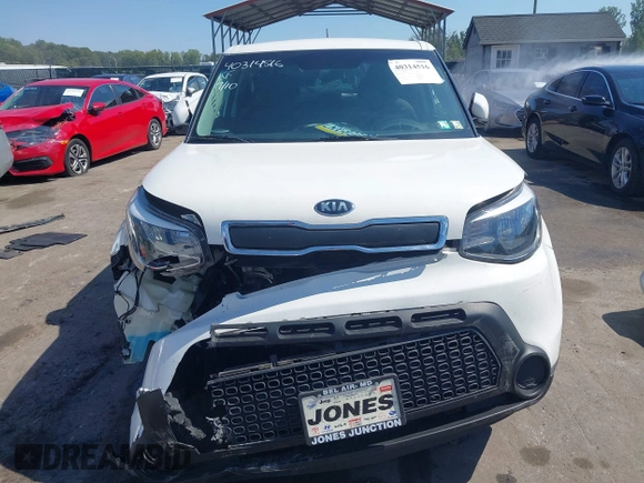 2016 Kia Soul with VIN KNDJN2A20G7259395, listed as a IAAI auction lot 40314516 with 72,168 mi miles. Bid and sale history available at carsss.com. Image 12.