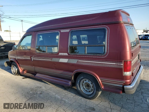 1995 Ford Econoline Cargo with VIN 1FDEE14H4SHB66776, listed as a Copart auction lot 76501244 with 126,673 mi miles and Salvage Title. Bid and sale history available at DreamBid. Image 2.