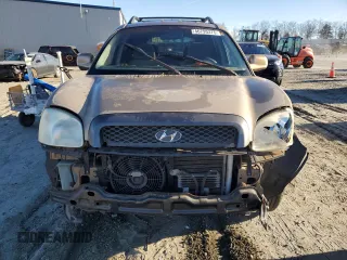 2004 Hyundai Santa Fe GLS with VIN KM8SC73E24U746430, listed as a Copart auction lot 46795375 with 167,697 mi miles and Salvage Title. Bid and sale history available at carsss.com. Image 5.