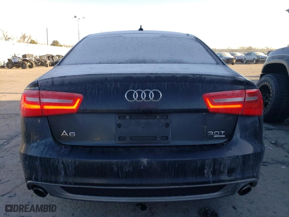 2015 Audi A6 3.0T Premium Plus with VIN WAUFGAFC2FN014598, listed as a Copart auction lot 43537985 with 102,304 mi miles and Salvage Title. Bid and sale history available at carsss.com. Image 6.