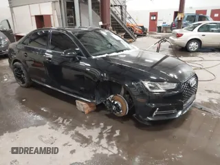 2017 Audi A4 Season of Audi Premium with VIN WAUDNAF40HN046152, listed as a IAAI auction lot 41533397 with 0 mi miles. Bid and sale history available at carsss.com. Image 1.