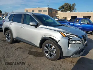 2023 Nissan Rogue SV with VIN 5N1BT3BB3PC792911, listed as a IAAI auction lot 41471799 with 23,093 mi miles. Bid and sale history available at carsss.com. Image 1.