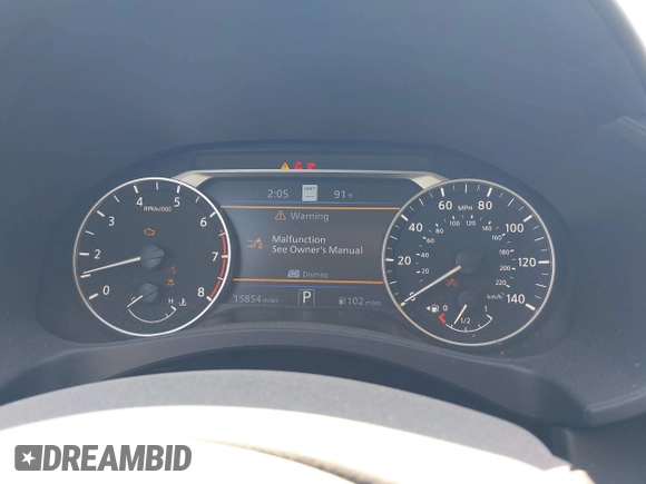 2023 Nissan Altima SL with VIN 1N4BL4EV1PN426102, listed as a IAAI auction lot 41972000 with 15,854 mi miles and . Bid and sale history available at DreamBid. Image 7.