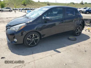 2015 Toyota Yaris L with VIN VNKKTUD30FA043954, listed as a Copart auction lot 60155025 with 70,569 mi miles and Salvage title. Bid and sale history available at DreamBid. Image 1.