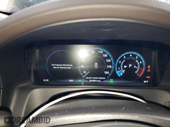 2017 Jaguar XF 35t Prestige with VIN SAJBK4BV3HCY27327, listed as a Copart auction lot 67068264 with 54,087 mi miles and Salvage Title. Bid and sale history available at carsss.com. Image 9.