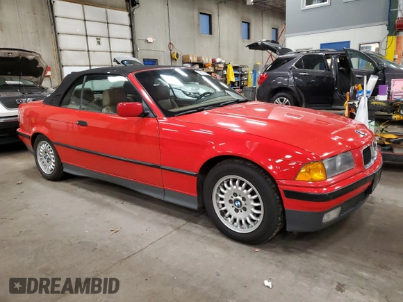 1994 BMW 3 Series 325iC with VIN WBABJ6326RJD31632, listed as a Copart auction lot 79027024 with 144,828 mi miles and Clean Title. Bid and sale history available at carsss.com. Image 4.