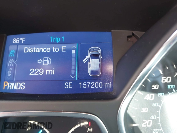 2013 Ford Escape SE with VIN 1FMCU9GX8DUB80346, listed as a IAAI auction lot 42789409 with 157,200 mi miles and . Bid and sale history available at DreamBid. Image 7.
