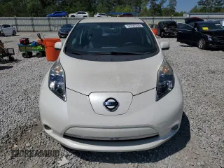 2013 Nissan LEAF SL with VIN 1N4AZ0CP9DC409899, listed as a Copart auction lot 52597555 with 61,628 mi miles and Salvage Title. Bid and sale history available at carsss.com. Image 5.