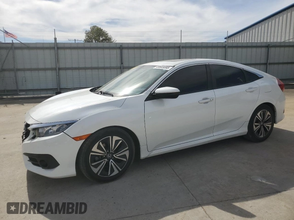 2018 Honda Civic EX-L with VIN JHMFC1F77JX034729, listed as a Copart auction lot 49603095 with 95,402 mi miles and Salvage Title. Bid and sale history available at DreamBid. Image 1.