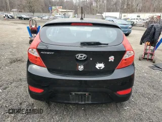2014 Hyundai Accent GS with VIN KMHCT5AE7EU164871, listed as a Copart auction lot 51060725 with Not Provided miles and Salvage Title. Bid and sale history available at carsss.com. Image 6.
