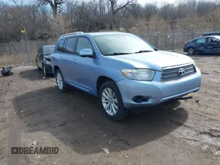2008 Toyota Highlander Hybrid with VIN JTEEW41A982003915, listed as a IAAI auction lot 41757415 with 256,996 mi miles. Bid and sale history available at carsss.com. Image 1.