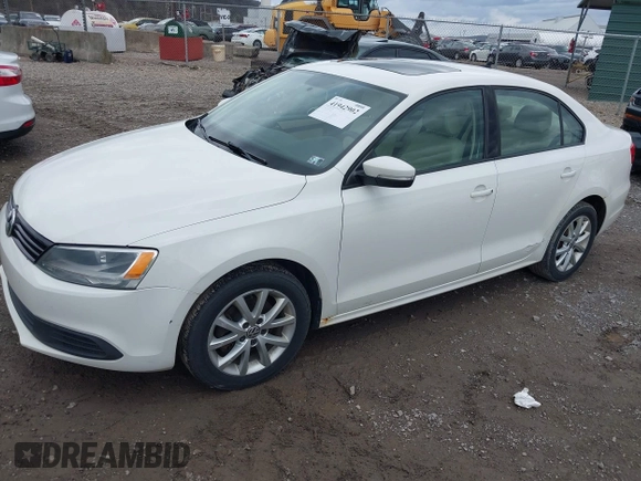 2012 Volkswagen Jetta Sedan SE w/Convenience PZEV with VIN 3VWDP7AJ2CM348491, listed as a IAAI auction lot 41942902 with 184,626 mi miles. Bid and sale history available at carsss.com. Image 2.