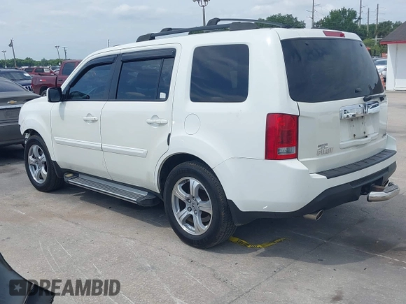 2014 Honda Pilot EX-L with VIN 5FNYF4H52EB055549, listed as a IAAI auction lot 42086456 with 292,594 mi miles and . Bid and sale history available at carsss.com. Image 3.