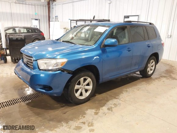 2008 Toyota Highlander with VIN JTEES41A382029633, listed as a IAAI auction lot 41735660 with 224,450 mi miles. Bid and sale history available at carsss.com. Image 2.