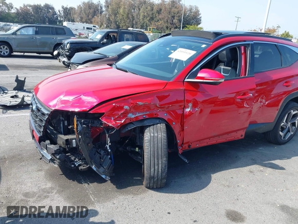 2023 Hyundai Tucson Limited with VIN 5NMJECAE6PH225180, listed as a IAAI auction lot 42095520 with 29,148 mi miles and . Bid and sale history available at DreamBid. Image 6.