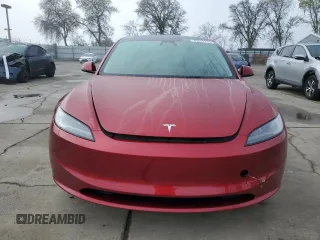 2024 Tesla Model 3 with VIN 5YJ3E1EA1RF731816, listed as a Copart auction lot 49632735 with Not Provided miles and Salvage Title. Bid and sale history available at DreamBid. Image 5.