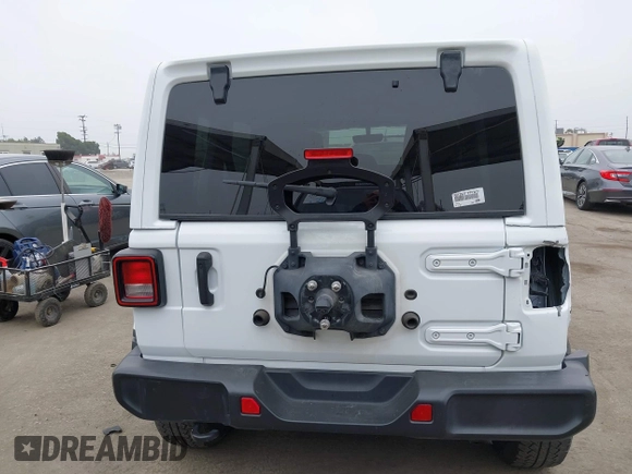 2023 Jeep Wrangler Sahara with VIN 1C4HJXEG5PW581632, listed as a IAAI auction lot 42462622 with 24,550 mi miles and . Bid and sale history available at DreamBid. Image 16.