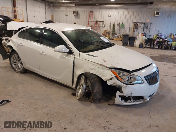2015 Buick Regal Premium I with VIN 2G4GN5EX8F9221746, listed as a IAAI auction lot 41721345 with 117,475 mi miles and . Bid and sale history available at DreamBid. Image 1.