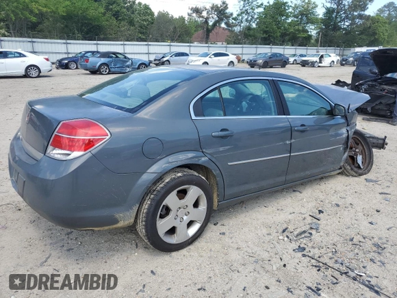 2007 Saturn Aura XE with VIN 1G8ZS57NX7F299403, listed as a Copart auction lot 54828345 with 132,838 mi miles and Salvage Title. Bid and sale history available at DreamBid. Image 3.