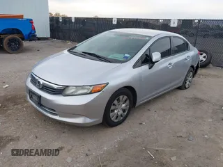 2012 Honda Civic LX z VIN 19XFB2F50CE009909, wystawiony jako IAAI lot #41049186 z przebiegiem 177 356 mil mil oraz . Historia ofert i sprzedaży dostępna na DreamBid. Obrazek 2.