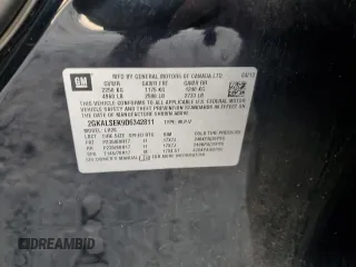 2013 GMC Terrain SLE with VIN 2GKALSEK9D6342811, listed as a Copart auction lot 60445485 with 124,660 mi miles and Salvage title. Bid and sale history available at DreamBid. Image 13.