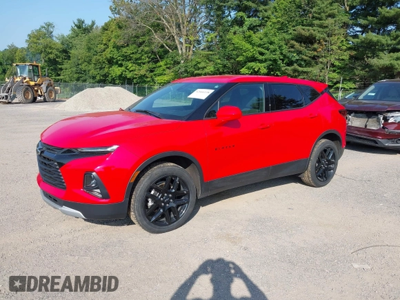 2022 Chevrolet Blazer LT with VIN 3GNKBHR48NS123334, listed as a IAAI auction lot 42666158 with 57,732 mi miles and . Bid and sale history available at DreamBid. Image 20.
