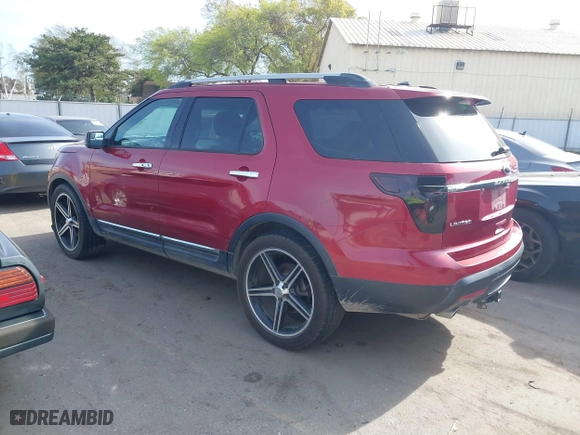 2013 Ford Explorer Limited with VIN 1FM5K8F89DGA59861, listed as a IAAI auction lot 41847886 with 201,243 mi miles. Bid and sale history available at carsss.com. Image 3.