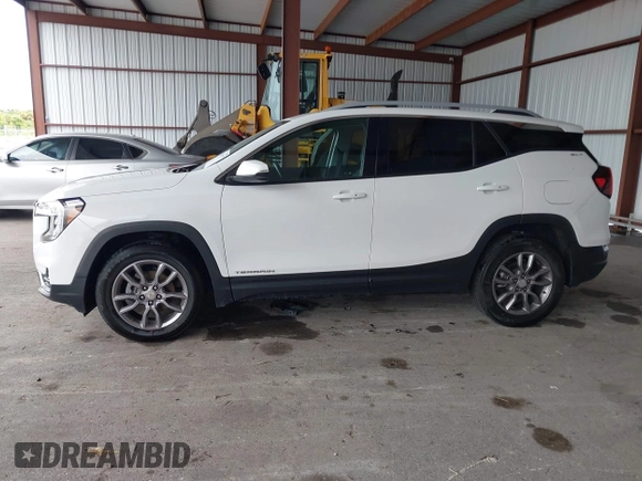 2023 GMC Terrain SLT with VIN 3GKALVEG1PL191654, listed as a IAAI auction lot 42434777 with 43,959 mi miles and . Bid and sale history available at DreamBid. Image 14.
