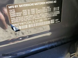 2020 MINI Countryman Cooper S with VIN WMZYW7C0XL3L52186, listed as a Copart auction lot 77353794 with 42,594 mi miles and Salvage Title. Bid and sale history available at carsss.com. Image 13.